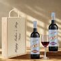 Personalised Jam Shed Red Wine Gift Set For Occasions Two Bottles, thumbnail 2 of 8