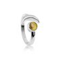 Adjustable November Joy Birthstone Ring In Sterling Silver Citrine, thumbnail 1 of 2