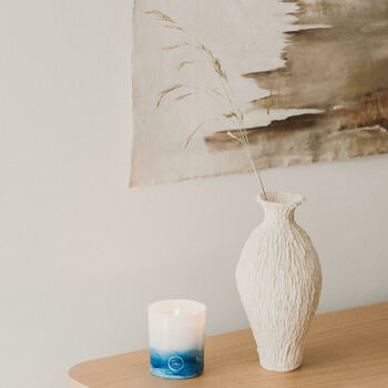 Hand Painted Soy Candle | Fresh Citrus + Cocoa Butter, 2 of 5