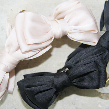 Oversized Ribbon Bow Hair Claw, 4 of 8