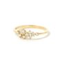 9ct Solid Gold Diamond Cluster Ring, thumbnail 2 of 4