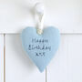 Personalised Mini Hanging Heart Birthday Gift For Her, thumbnail 4 of 12