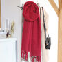 Personalised Gold Initials Recycled Oversized Scarf, thumbnail 7 of 10