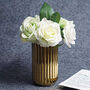 Gold Ceramic Table Centerpieces Flower Vase, thumbnail 1 of 4