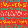 Funny New Baby Card, ‘Brand New Little One’, thumbnail 2 of 2