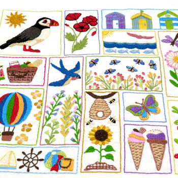 Summer Splendour Hand Embroidery Kit, 8 of 12