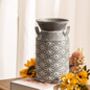 Vintage Galvanized Metal Can Vase, thumbnail 2 of 9