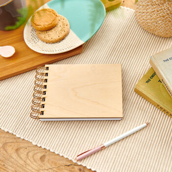 Personalised Wooden Notebook, 2 of 7