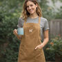 Personalised Chino Apron With Pocket, thumbnail 1 of 5