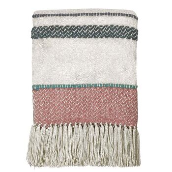 Multicolor Pastel Boucle Throw, 2 of 4