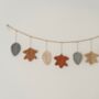 Quilted Cotton Leaf Garland, thumbnail 5 of 9