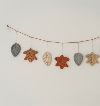 Quilted Cotton Leaf Garland, 5 of 9