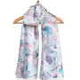 Large 'Brushstrokes' Pure Silk Scarf, thumbnail 2 of 7