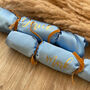 Personalised Reusable Floral Blue Christmas Crackers, thumbnail 6 of 10
