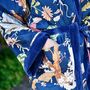 Blue Velvet/Carnation Cotton Print Reversible Jacket, thumbnail 6 of 8