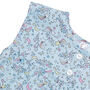 Girls Blue Cosmic Spring Summer Cotton Pyjama Set, thumbnail 4 of 7