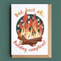 Campfire Personalised Birthday Or Father's Day Card, thumbnail 1 of 2