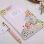 Personalised Pink Floral Desk Stationery Gift Box, thumbnail 3 of 6