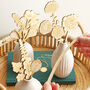 Personalised Wooden Flower Bouquet Letterbox Gift, thumbnail 2 of 9