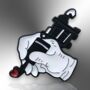 Tattoo Gun Inking Red Heart Enamel Lapel Pin Badge, Gift For Tattoo Artist, Valentine's Day Gift, Punk Gothic Birthday Gift For Him, thumbnail 3 of 8