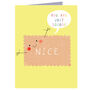 Mini Nice Biscuit Greetings Card, thumbnail 2 of 5