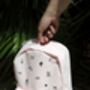 Hand Embroidered Pastel Pink Mini Backpack, thumbnail 7 of 7