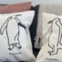 Penguins In Love Set Of Two Cushions, thumbnail 3 of 3