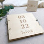 Personalised Wedding Date Guest Book, thumbnail 1 of 8
