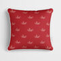 Personalised Red Holly Christmas Cushion, thumbnail 3 of 7