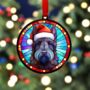 Scottish Terrier In Santa Hat Suncatcher Decoration, thumbnail 4 of 6