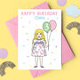 Personalised Girl Birthday Card, thumbnail 2 of 5