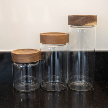 Personalised Autumn Tea Glass Storage Jar, 6 of 10