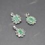 Emerald Pendant Necklace: May Birthstone, thumbnail 1 of 9