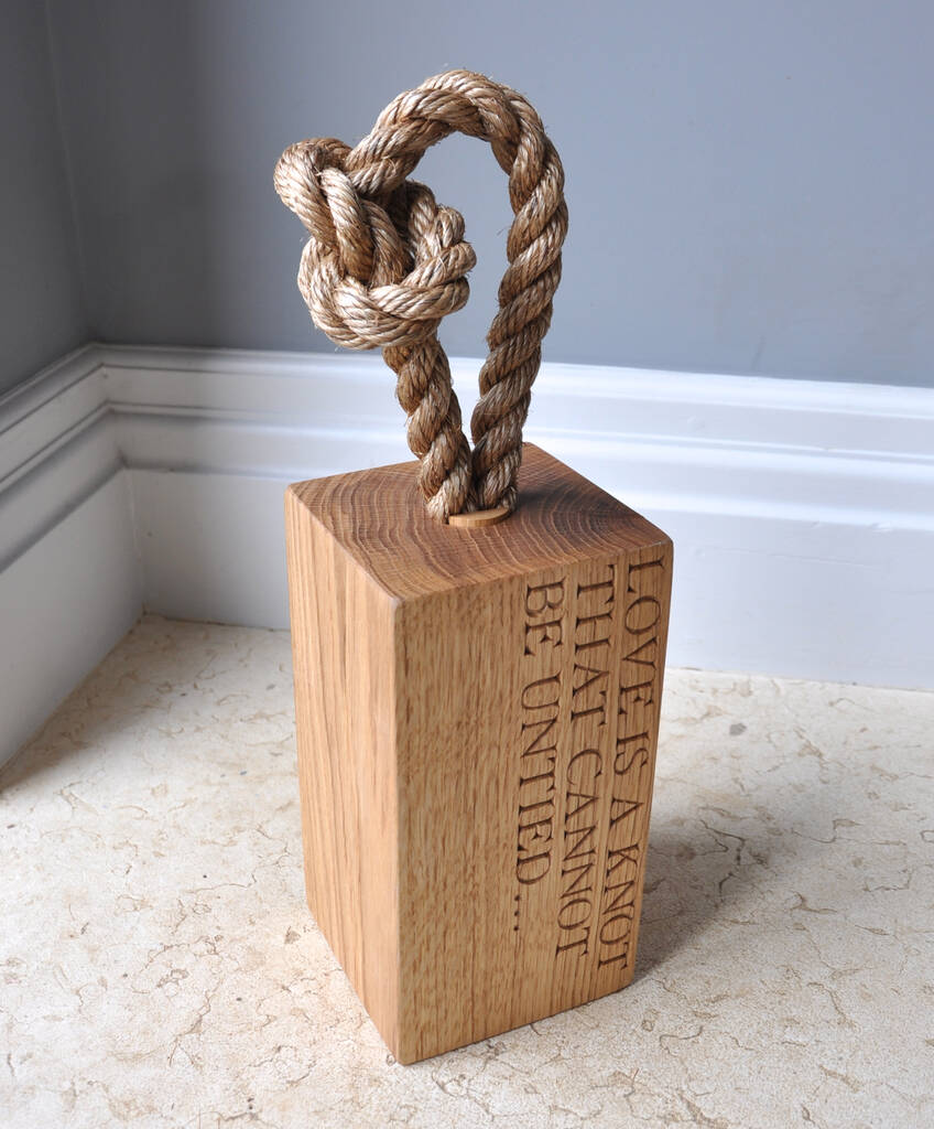 Knot Doorstop Love Is A Knot…, 1 of 2