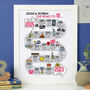 18th Birthday Personalised Print ‘The Road To 18’, thumbnail 10 of 12