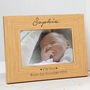 Personalised New Baby Girl Photo Frame, thumbnail 2 of 6