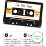 Personalised Cassette Mixtape Print Music Lover Gift, thumbnail 5 of 7