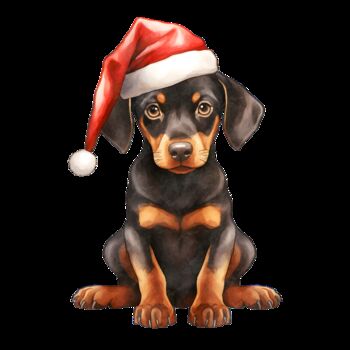 Personlised Christmas Hat Dog Mug, 10 of 12