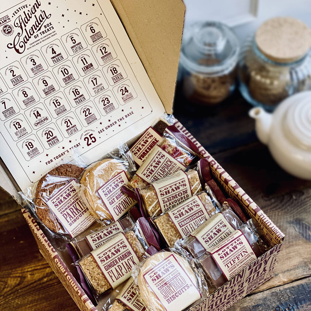 Advent Calendar Of Baked Treats By Lottie Shaw s Notonthehighstreet Advent Calendar Of Baked Treats By Lottie Shaw s Notonthehighstreet