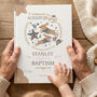 Baptism Keepsake Gift Book Personalised For Baby, thumbnail 1 of 12