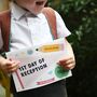 Personalised Starting School Pink Flag Card, thumbnail 1 of 12