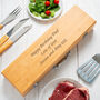 Personalised Message Wooden BBQ Tool Set, thumbnail 3 of 3