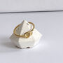 Eternity Knot Gold Plated Ring, thumbnail 1 of 6