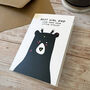 Girl Dad, A6 Daddy Bear Father's Day Card, thumbnail 1 of 6