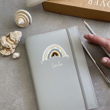 Personalised Refillable A5 Rainbow Notebook, 3 of 4