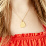 Personalised Special Date Gold Plated Heart Necklace, thumbnail 1 of 12