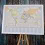 Classic World Map Wedding Table Plan, thumbnail 1 of 5