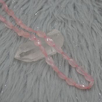 Rose Quartz Beaded Necklace, 2 of 5