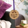 Personalised Couples First Christmas Together Bauble, thumbnail 3 of 7