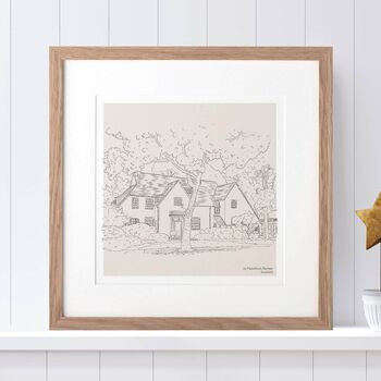 Hand Drawn Bespoke House Sketch, 4 of 11